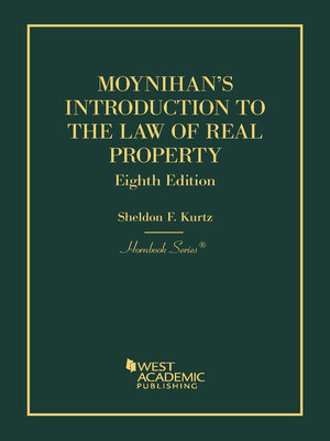 cover image of Moynihan Introduction to the Law of Real Property
